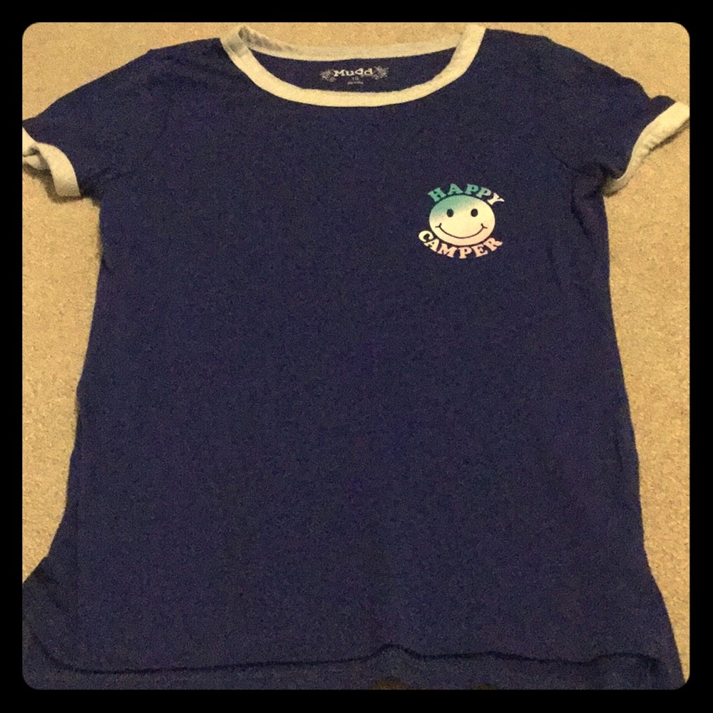 Mudd girls happy camper shirt